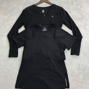 Tommie Copper Women's Long Sleeve back Support Top & S/S Shoulder Support Tee XL